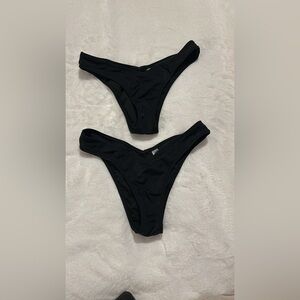 Victoria Secret Pink Black Bikini Bottoms